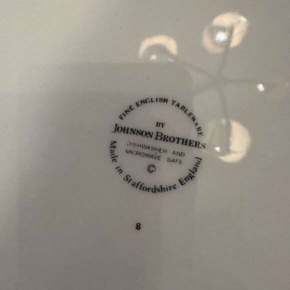 Johnson Bros Fine Porcelain SUMMER CHINTZ‎ Oval Serving Platter 13.75” x 10.5” - Picture 6 of 7